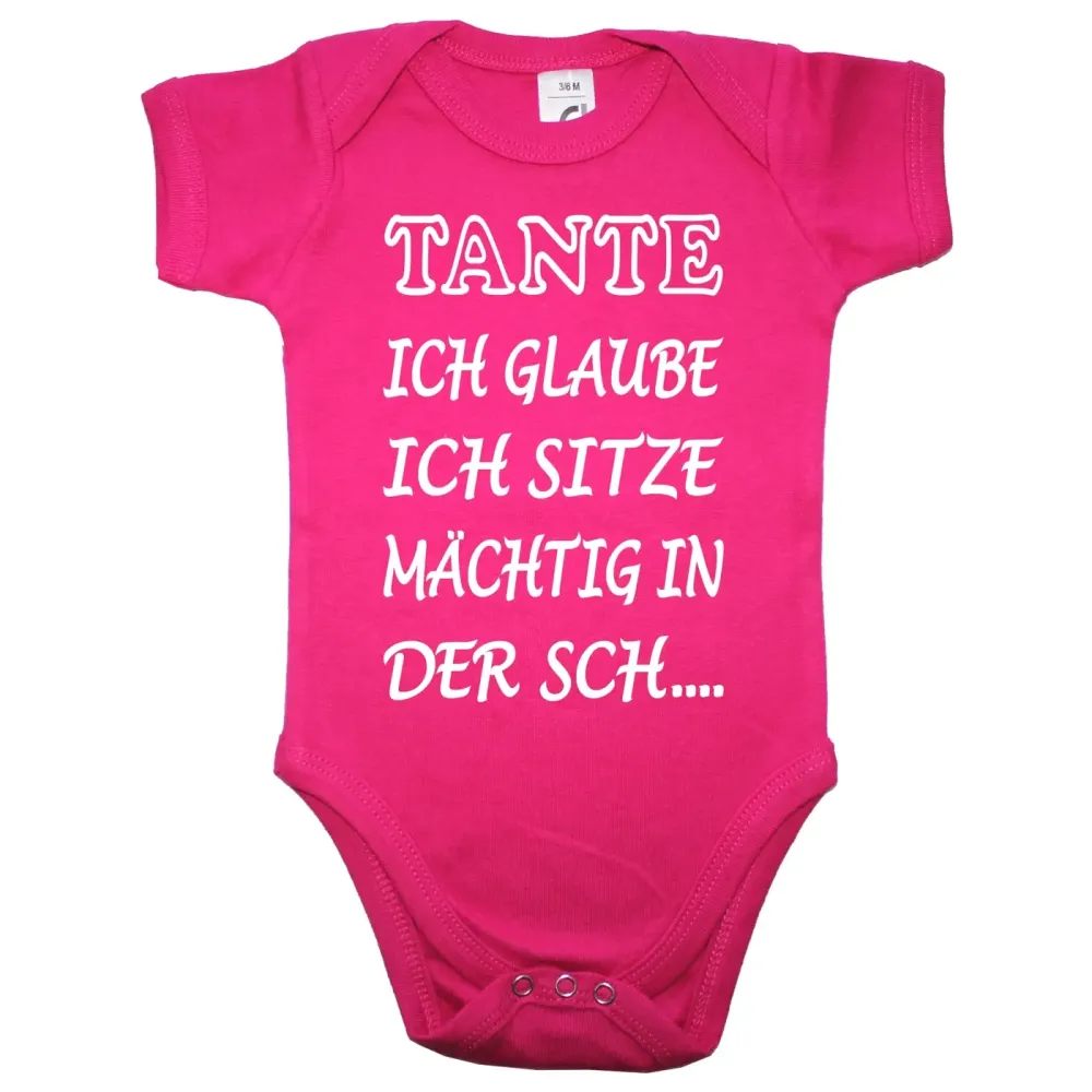 Baby-Body mit Aufdruck in der Scheisse