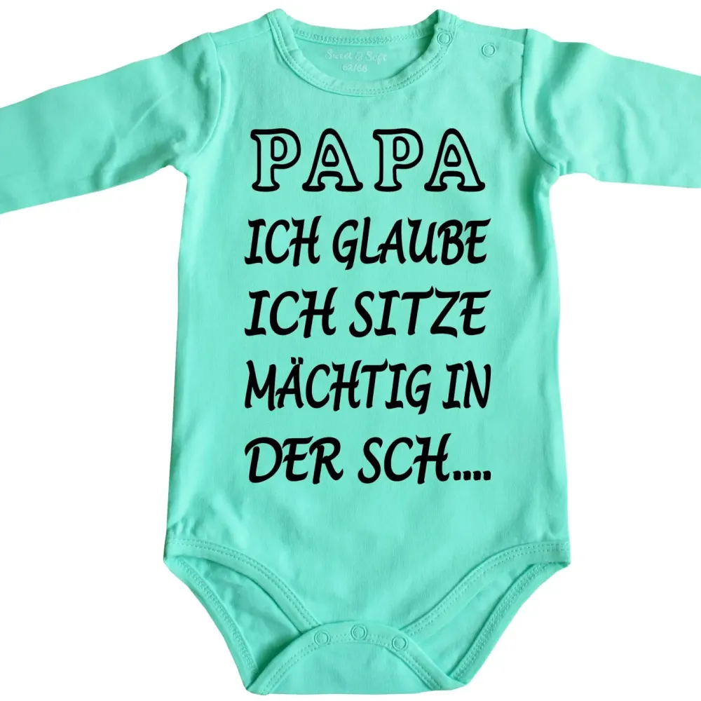 Baby-Body mit lustigem Spruch
