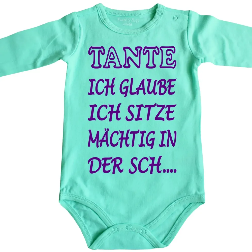 Preview: Baby-Body mit witzigem Druck