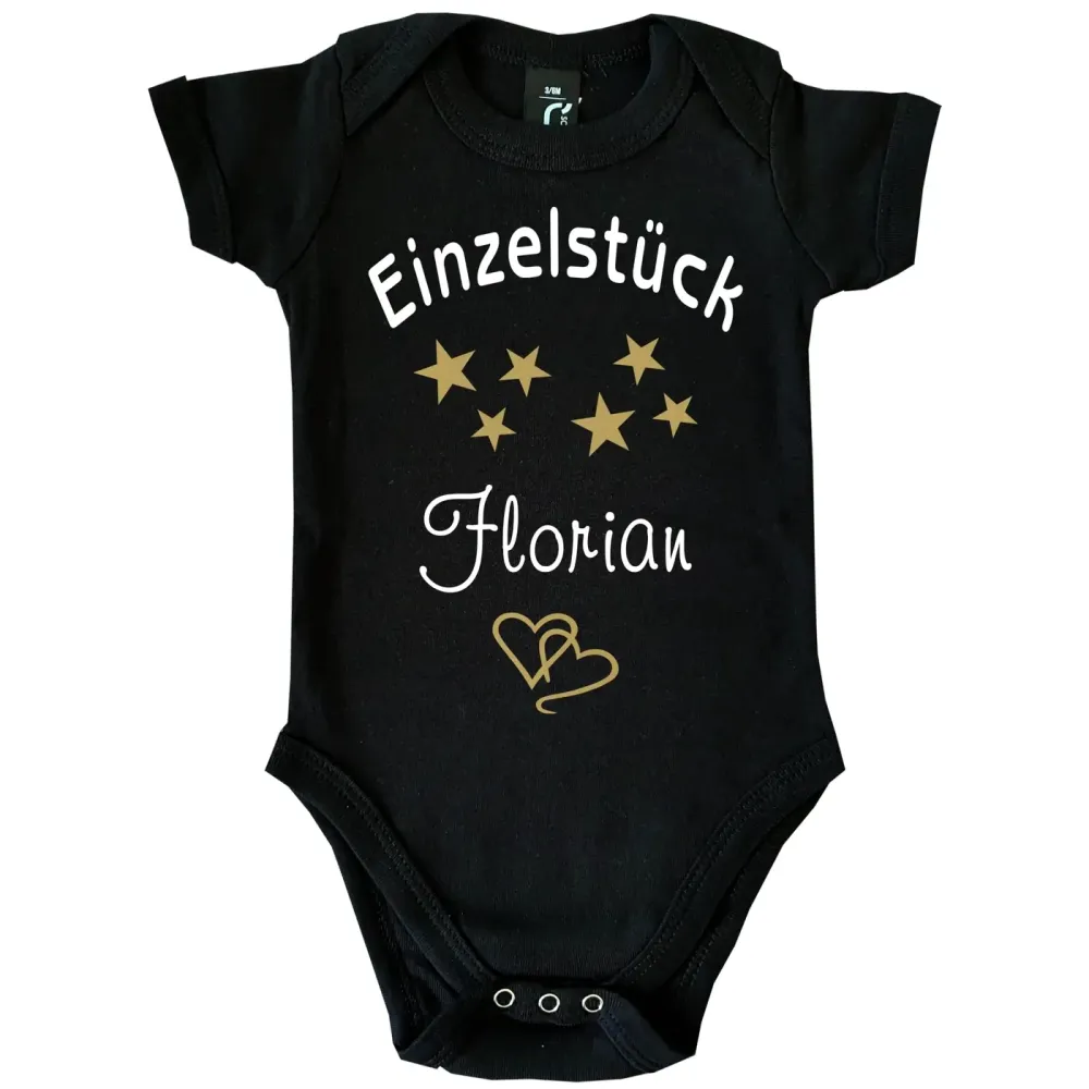 Baby-Body mit Aufdruck Einzelstück - Personalisiert