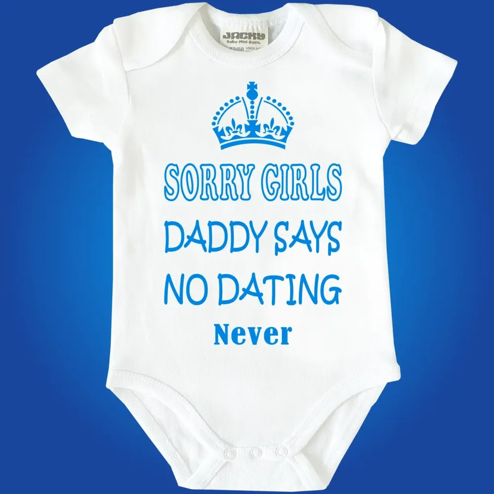 Baby-Body mit Druck Sorry Girls