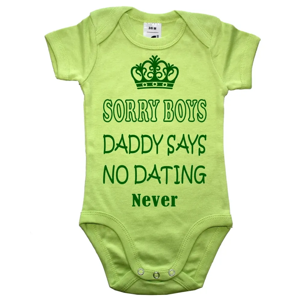 Baby-Body mit Spruch NO Dating
