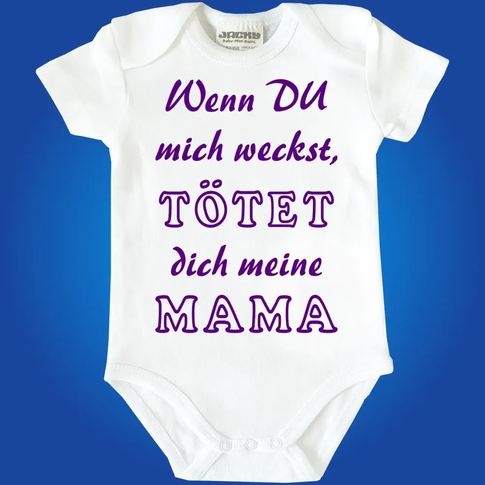 Preview: Baby-Body mit witzigem Druck