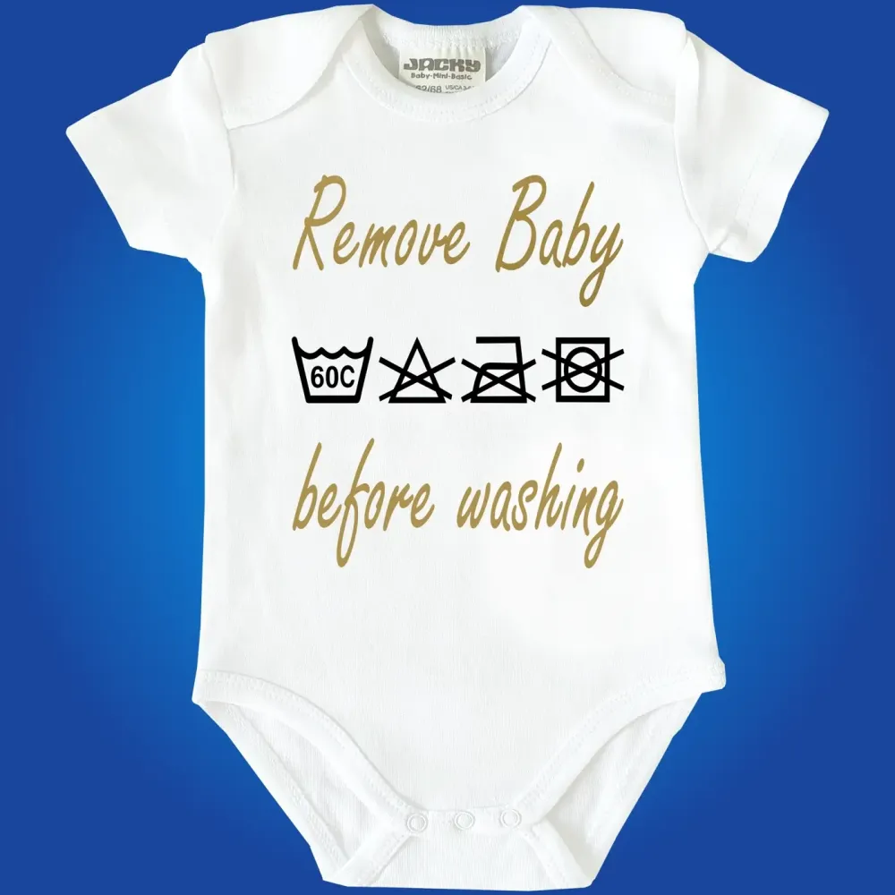 Lustiger Baby-Body Remove Baby