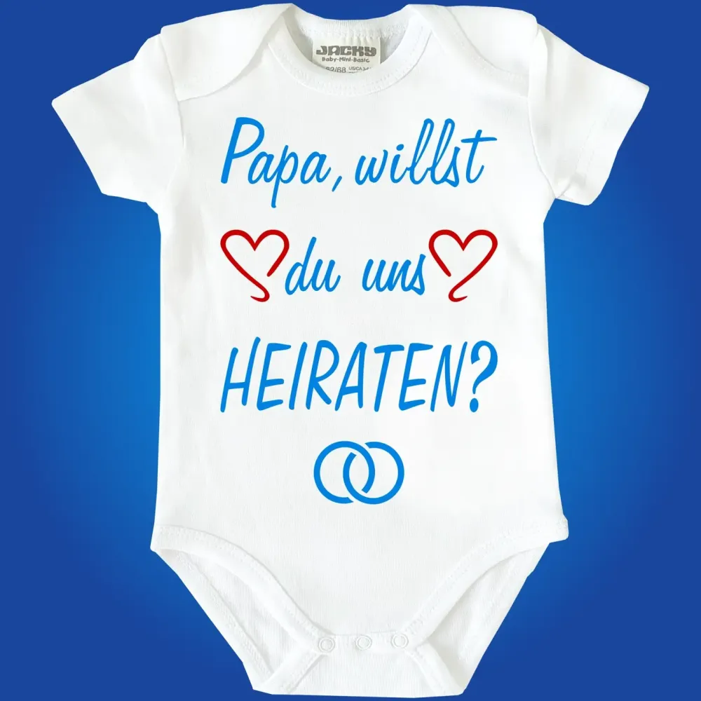 Strampler Hochzeitsantrag