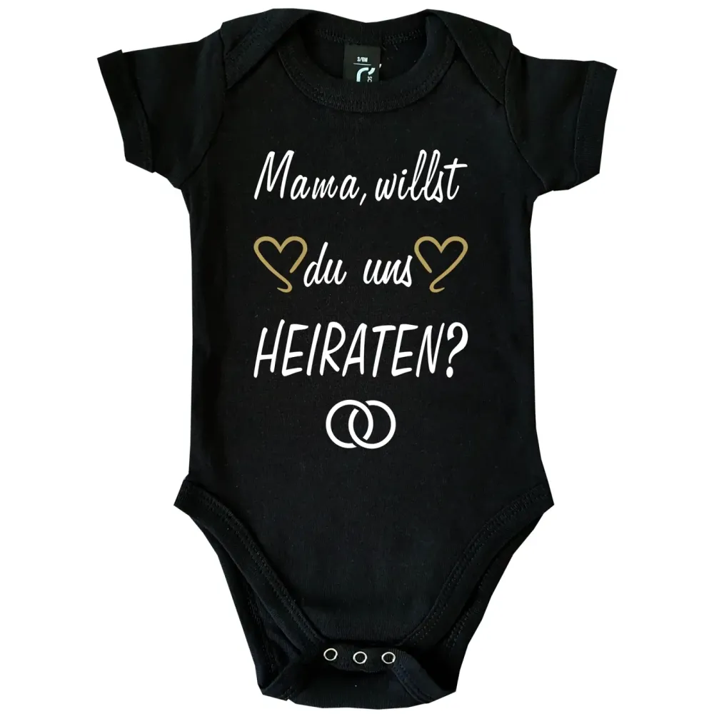 Preview: Babybody Hochzeitsantrag