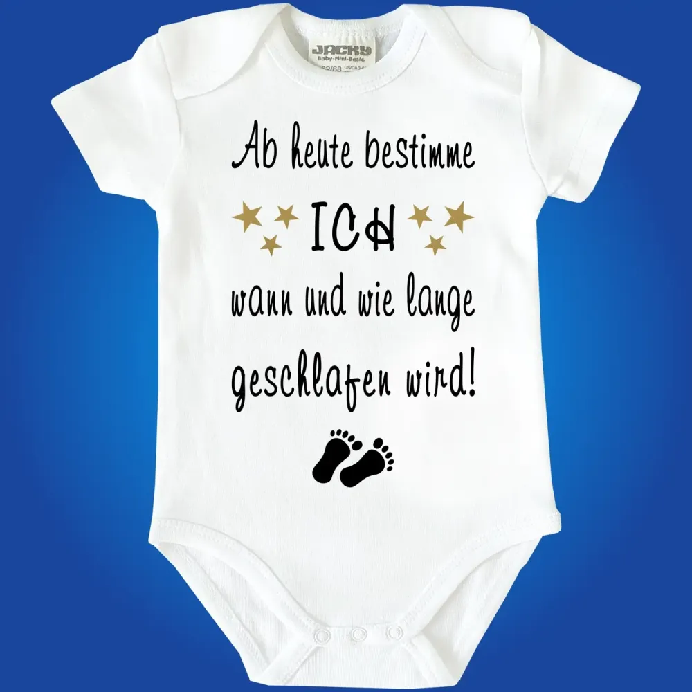 Baby-Body mit Spruch