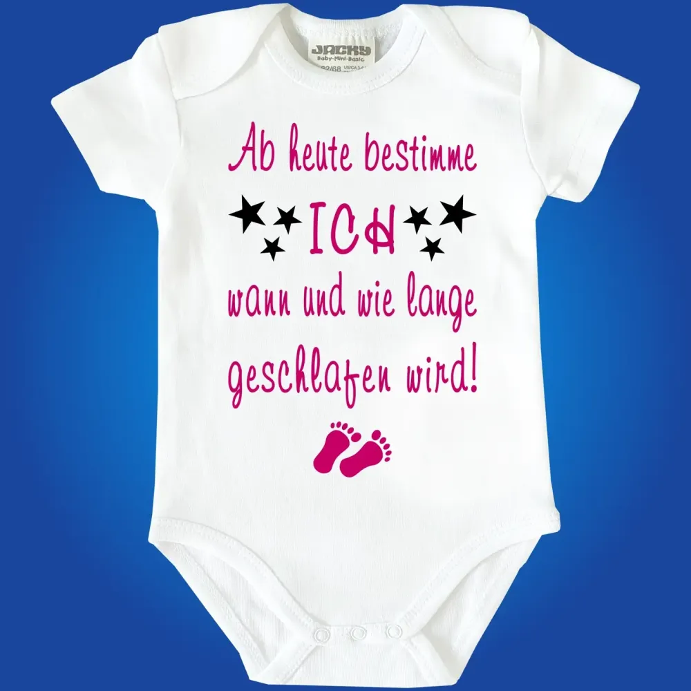 Lustiger Babybody mit Spruch