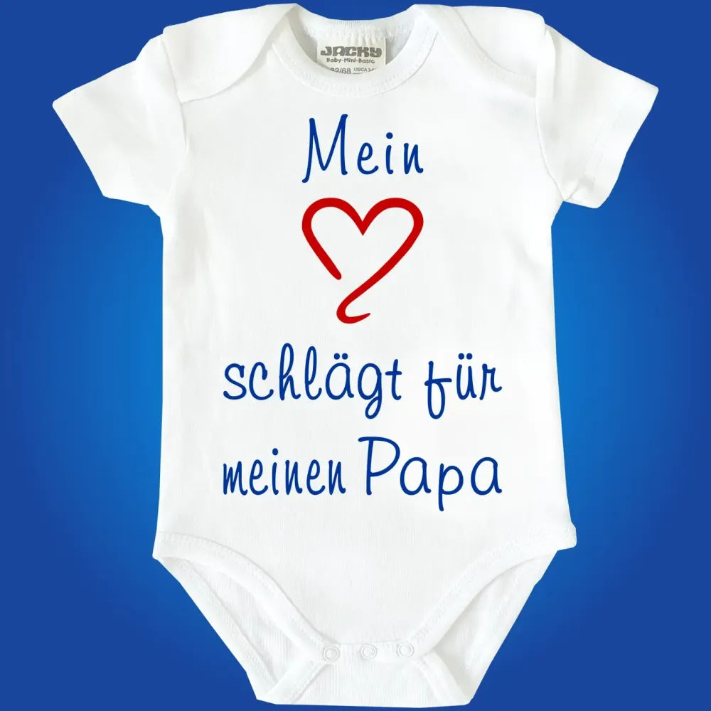 Baby-Body Mein Herz schlägt für Papa