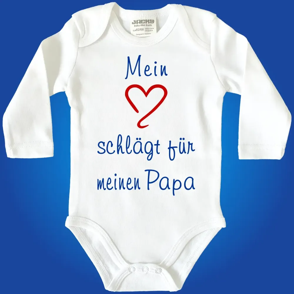 Baby-Body mit Druck Herz