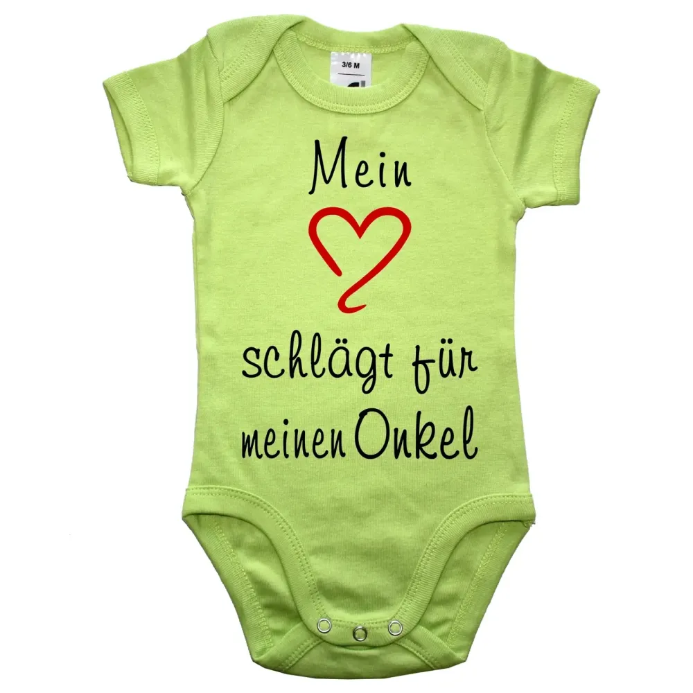 Baby-Body mit Onkel