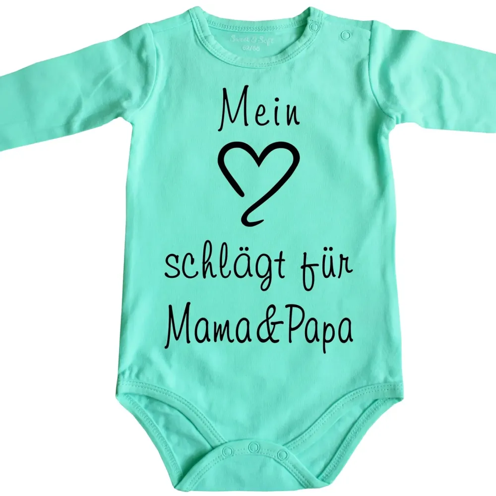 Baby-Body mit Herz Oma Opa