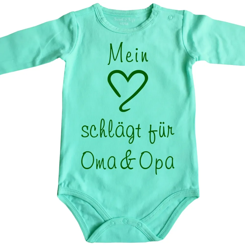 Baby-Body mit Herz Tante Onkel