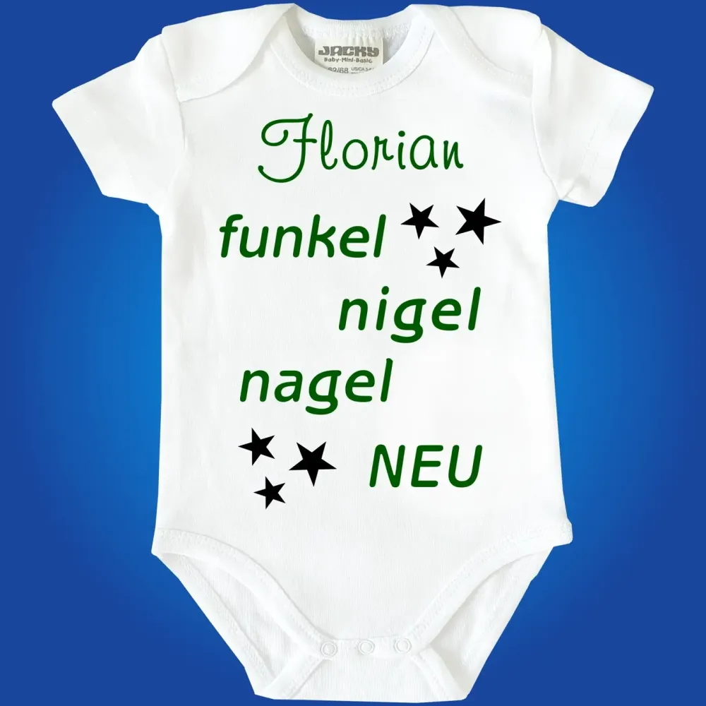 Preview: Baby-Body mit Spruch zur Geburt