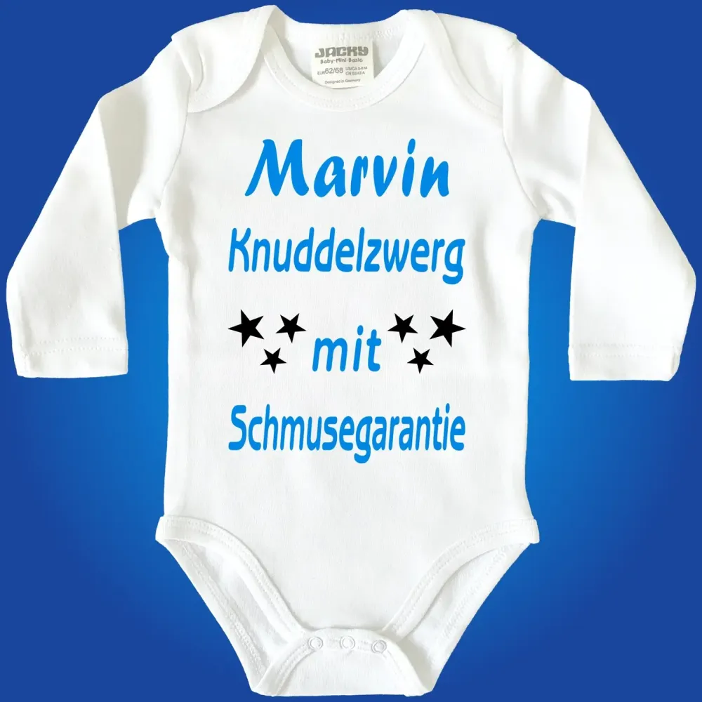 Baby-Body mit Druck zur Geburt