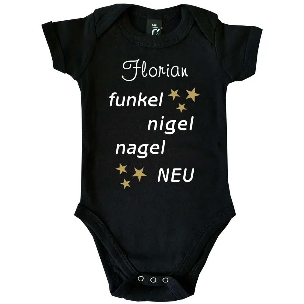 Personalisierter Baby‑Body zur Geburt
