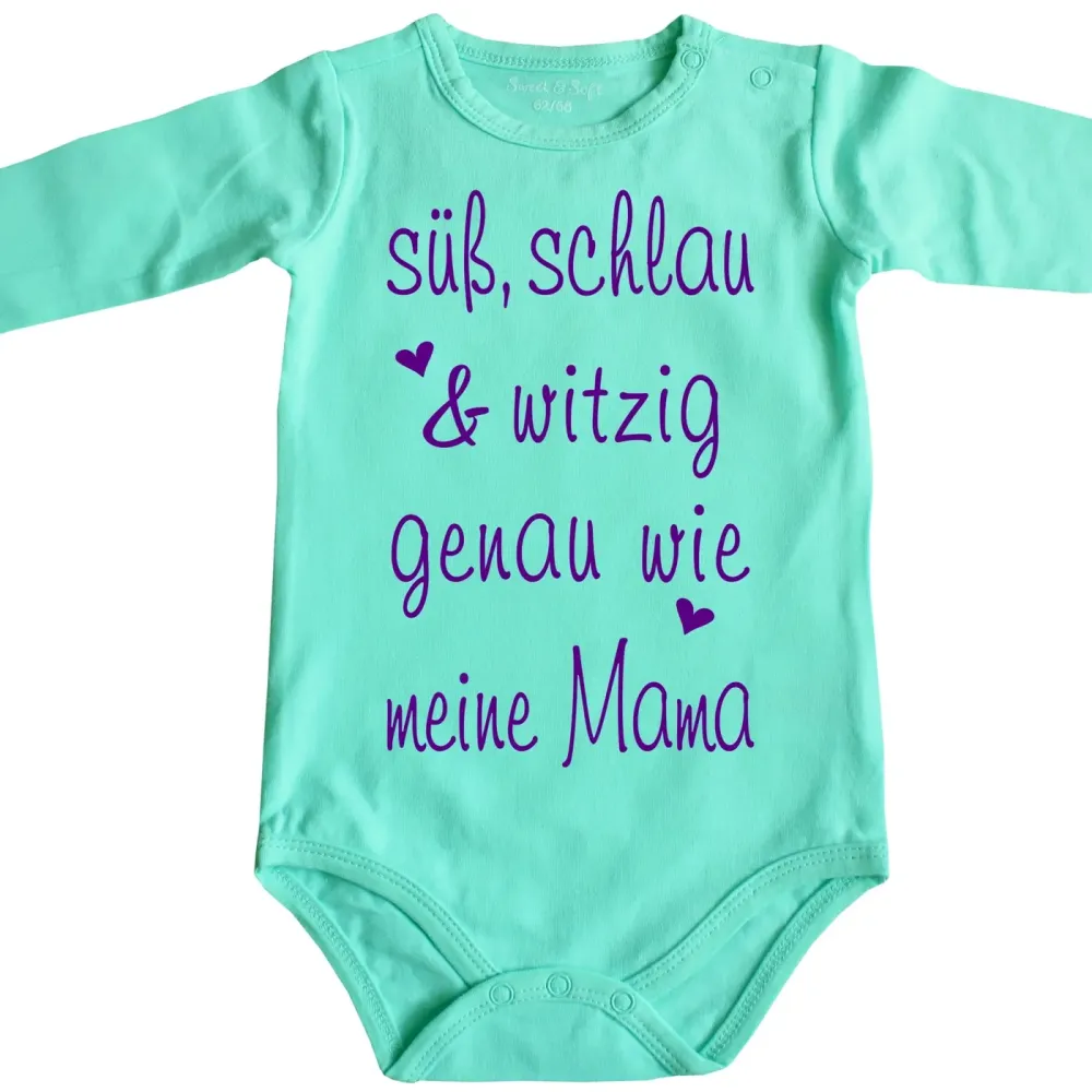 Einteiler mit lustigem Spruch