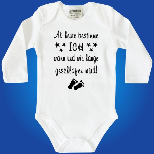 Baby-Body mit Spruch