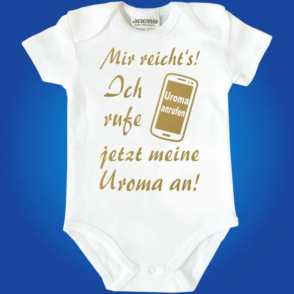 Baby‑Body mit witzigem Familien‑Spruch und Handy‑Grafik  Wenn du willst, kann ich dir auch direkt Gambio‑Titel, Produktbeschreibung, Kategorie‑Text oder weitere Varianten erstellen.