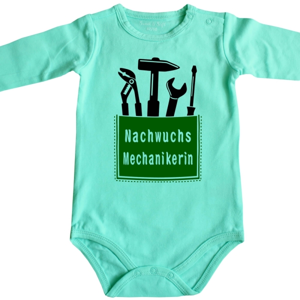 Baby Body Mechanikerin Nachwuchs