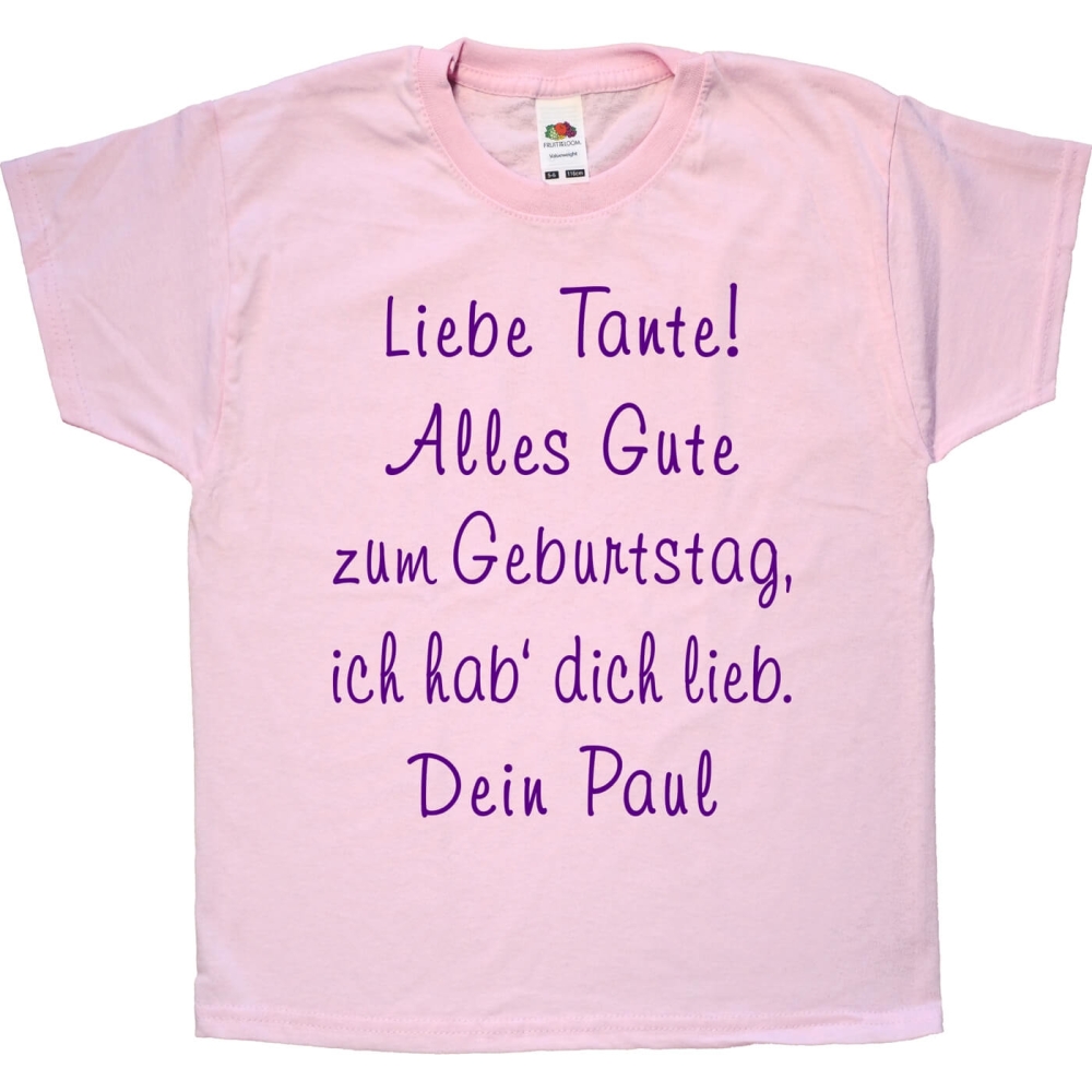 Kinder T-Shirt Geburtstag