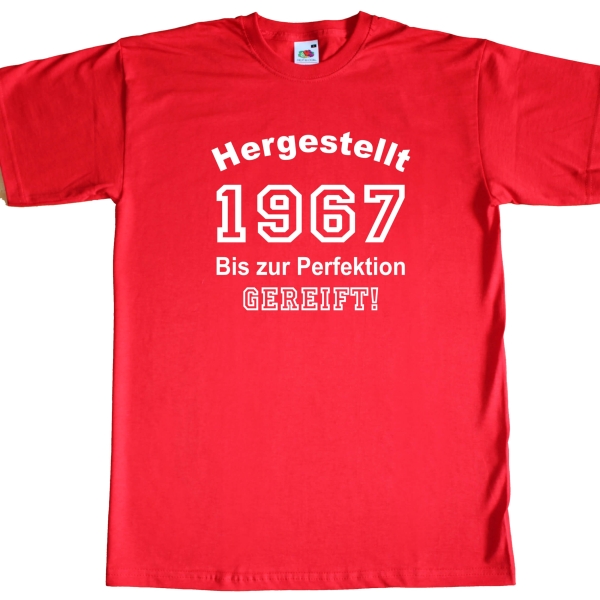 Fun Herren T-Shirt - Geburtsjahr frei wählbar