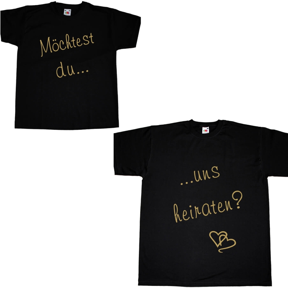 T-Shirts Set Trauung
