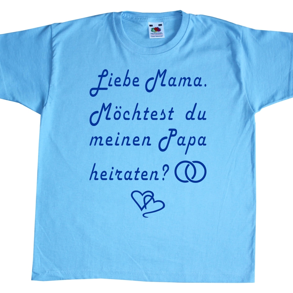 Kinder T-Shirt Antrag
