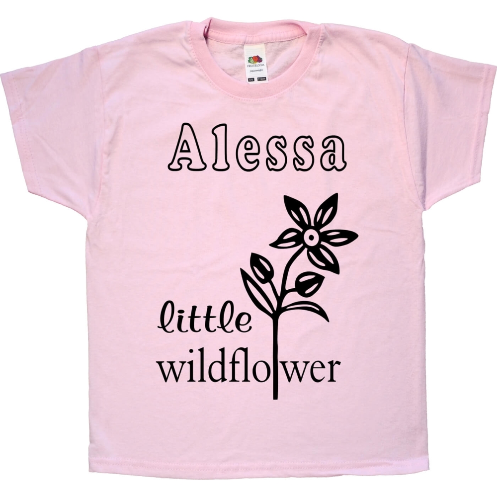 Kinder T-Shirt mit Blumen