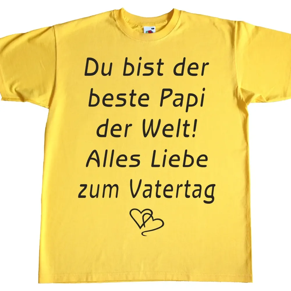 Kinder T-Shirt mit Druck Vatertag