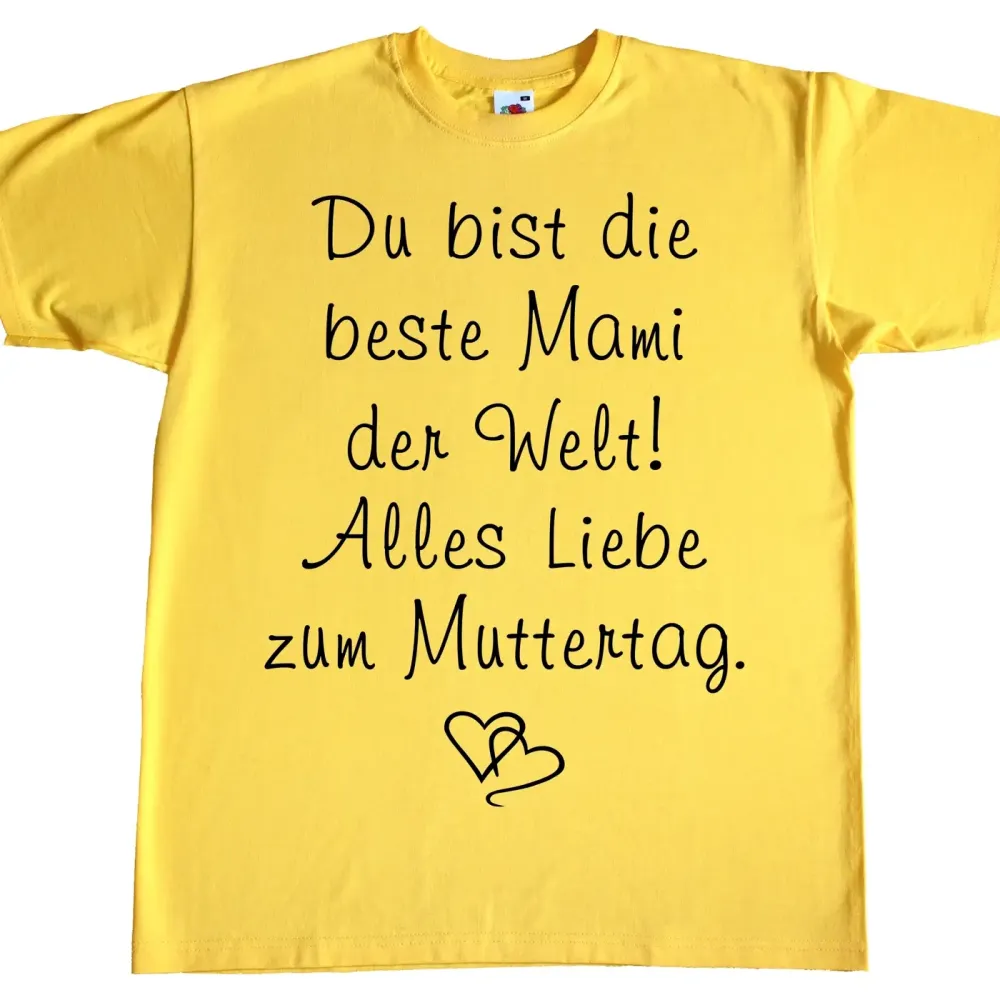 Kinder T-Shirt mit Druck Muttertag