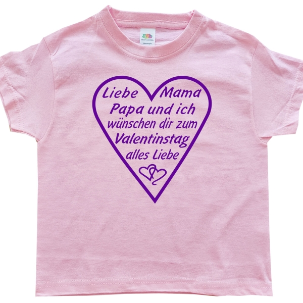 Valentinstag Kinder TShirt