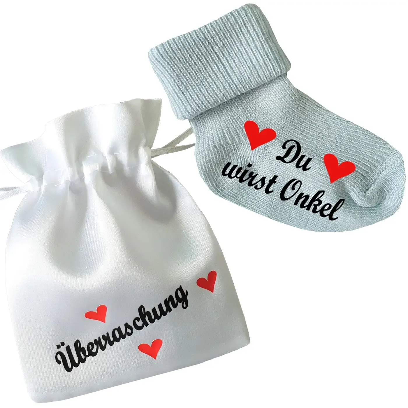 Babysocken mit Druck Oma - Opa