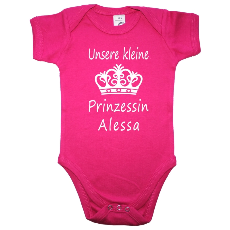 Baby-Body Unser Prinz - Unsere Prinzessin mit Wunschname