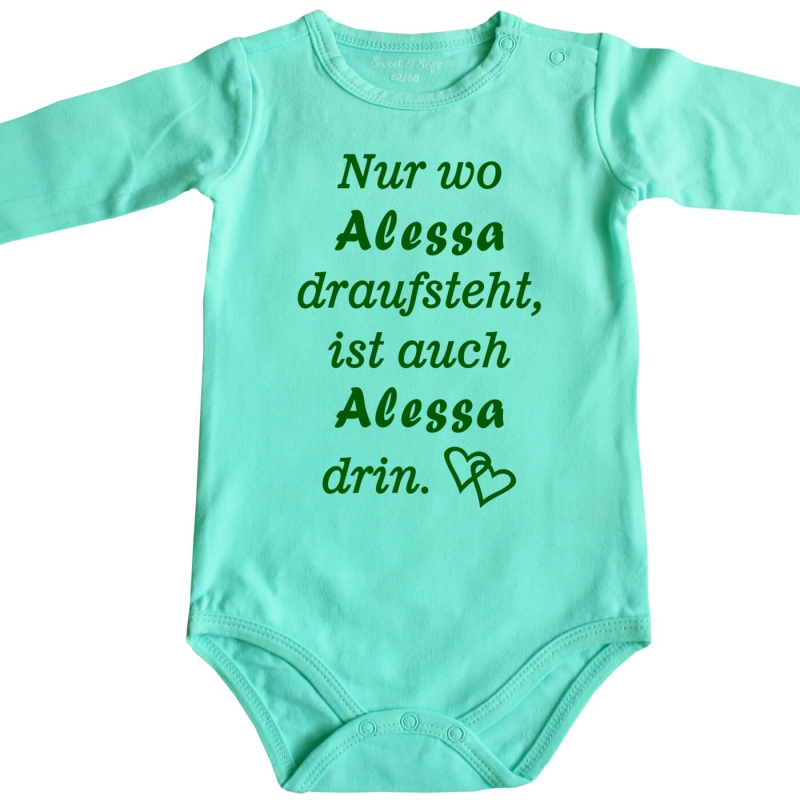 Baby-Body Mit Wunschname