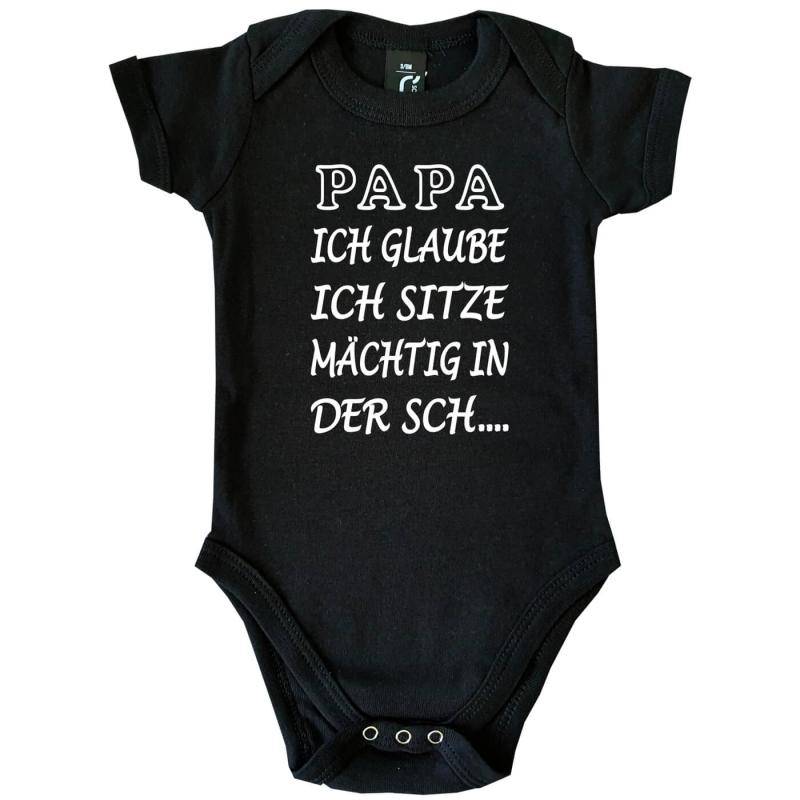 Witzige Baby Bodys - Papa, Mama, Oma, Opa, Tante oder Onkel