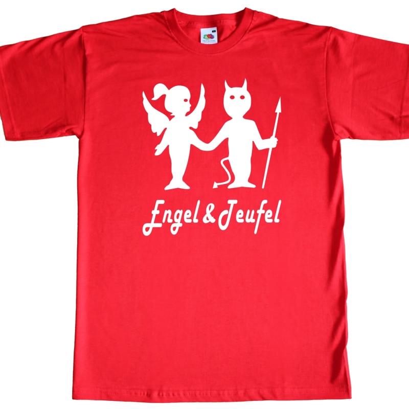 T-Shirt Engel und Teufel