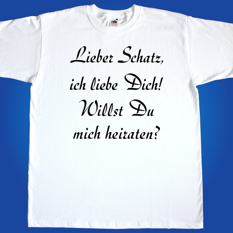 T-Shirt Heiratsantrag