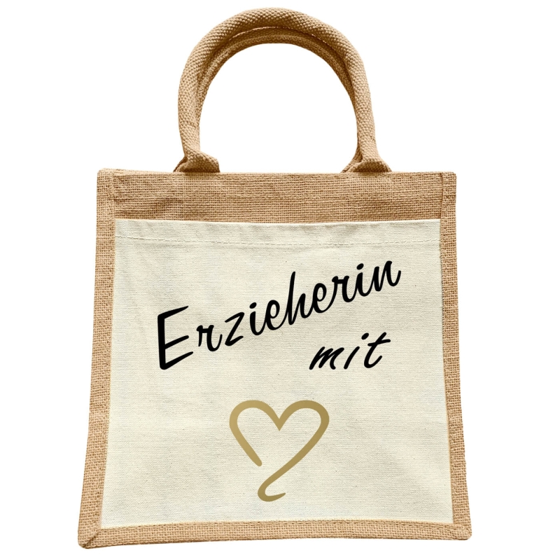 Jute Tasche Erzieherin