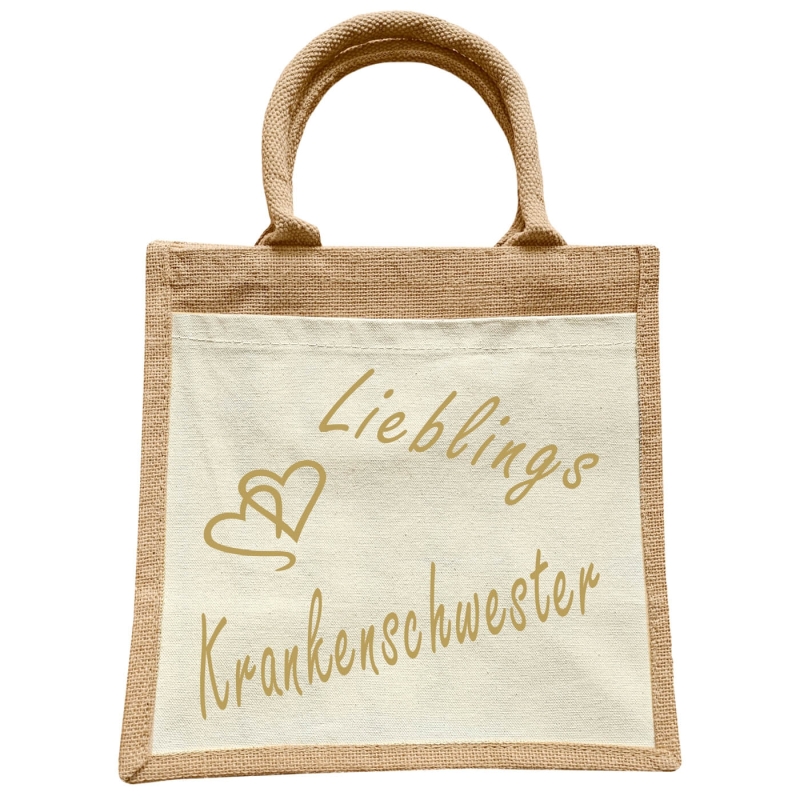 Jute Erwachsenen Tasche - Lieblings Trainerin Lehrerin uvm.