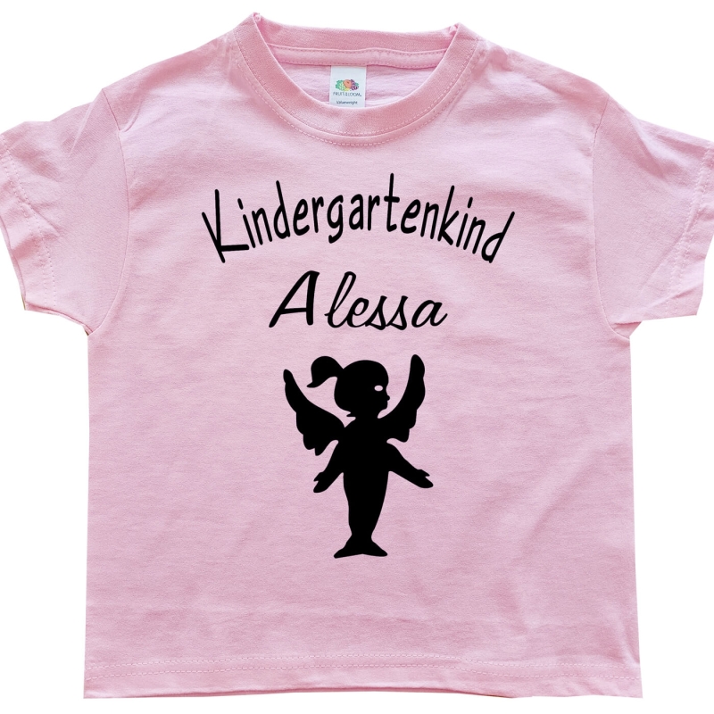 Kinder T-Shirt Kita mit Engel