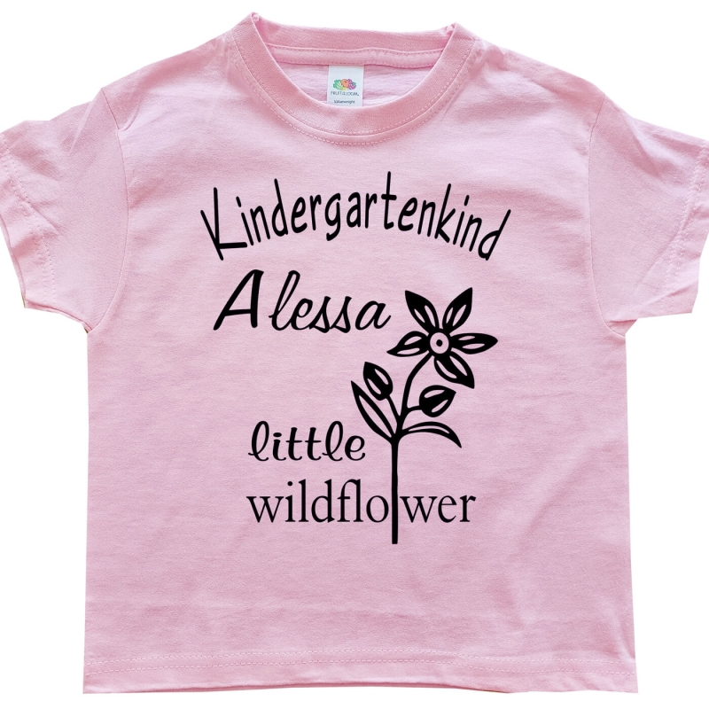 Kinder T-Shirt mit Blumen
