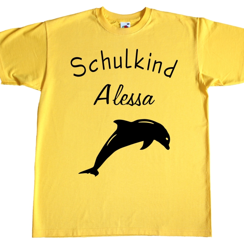 Kinder T-Shirt - Schulkind - Name frei