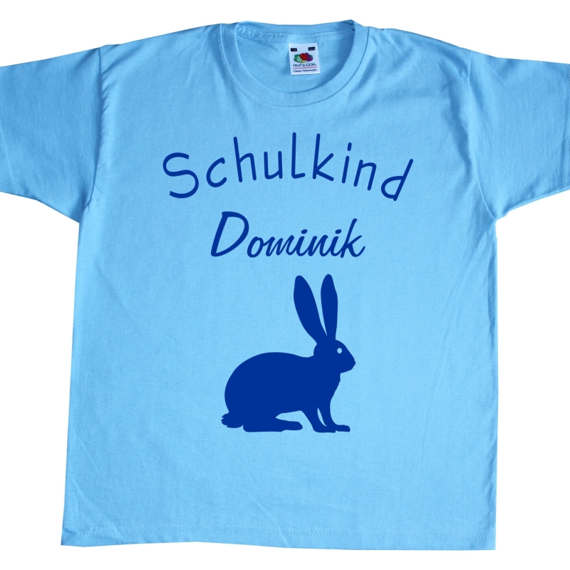 Kinder T-Shirt - Schulkind - Name frei