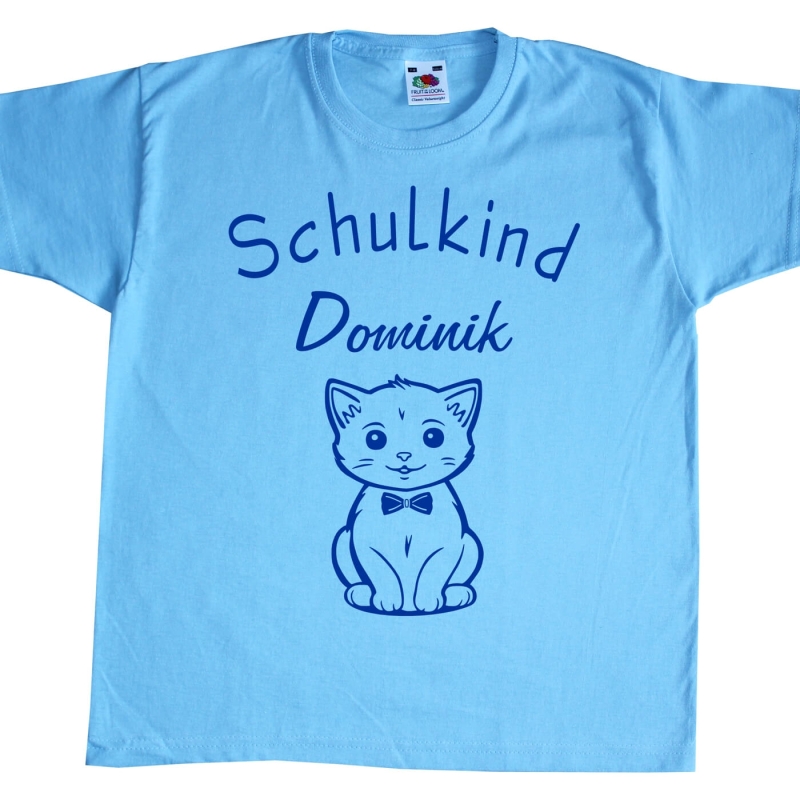 Kinder T-Shirt - Schulkind - Name frei