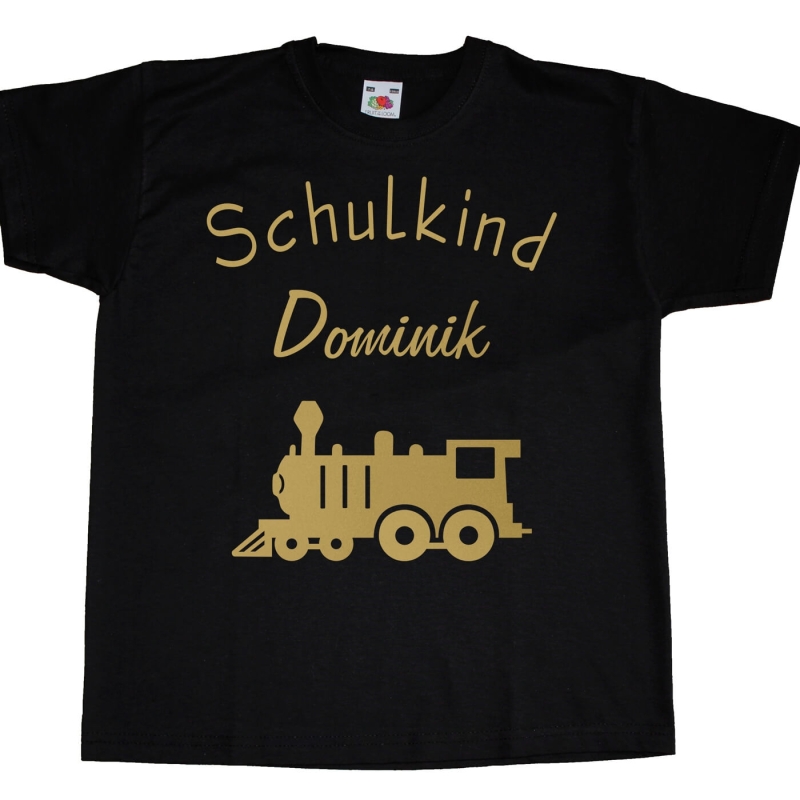 Kinder T-Shirt mit Lokomotive
