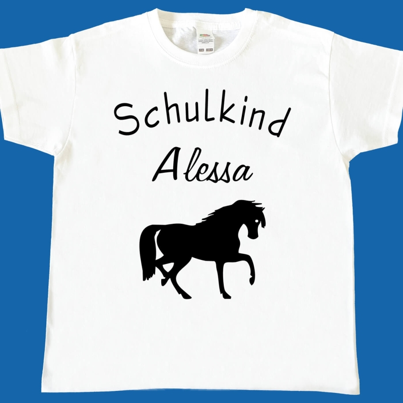 Kinder T-Shirt - Schulkind - Name frei