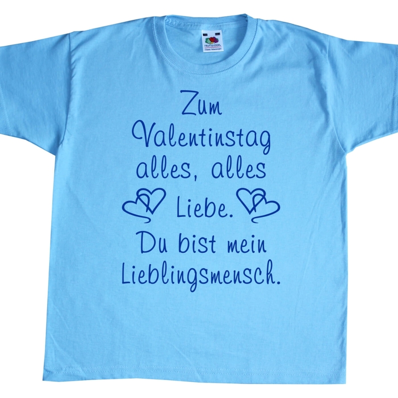 Kinder Shirt Valentinstag