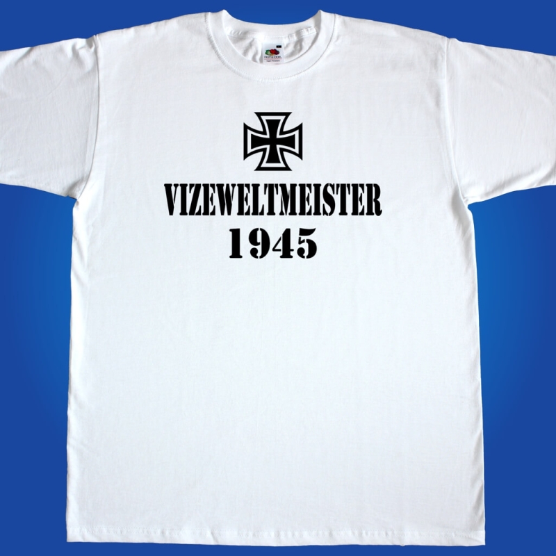 Fun Herren T-Shirt - Vizeweltmeister Kreuz