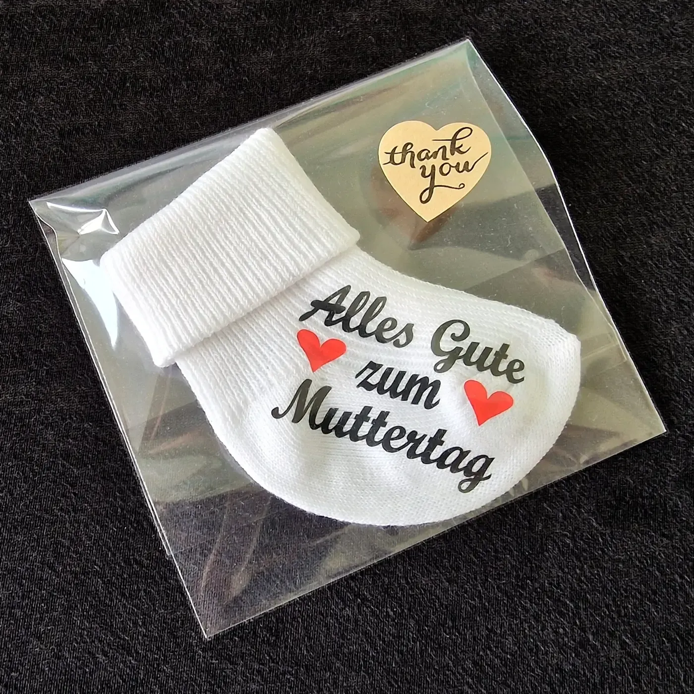 Babysocken mit Druck Muttertag